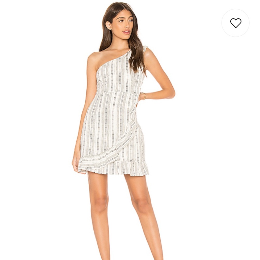 Line and Dot Edna One Shoulder Dress